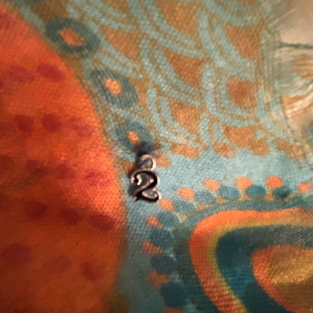Colorful Circular Pattern Fringed Scarf - Picture 2 of 2